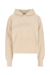 Maison Margiela Beige Embroidered Logo Sweatshirt