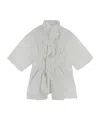 Maison Margiela Creased Poplin Fitted Shirt In White