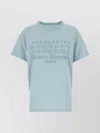 Maison Margiela Logo Print Cotton T Shirt