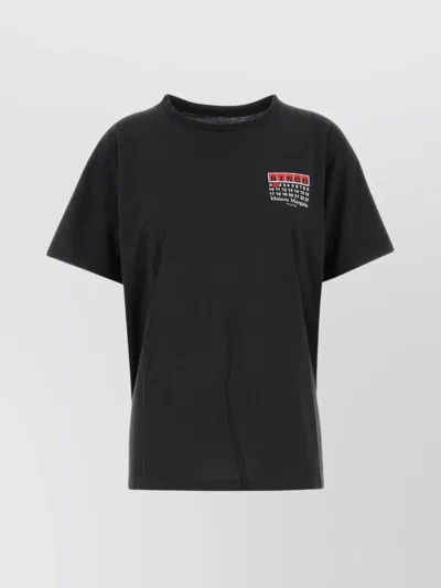 MAISON MARGIELA CREW NECK OVERSIZE COTTON T-SHIRT