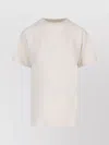 Maison Margiela Crew Neck Plain Design Short Sleeves In White