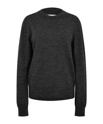 Maison Margiela Crew Neck Sweater In Black