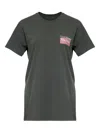 Maison Margiela Charcoal Brand-print Crewneck Cotton-jersey T-shirt In Gray