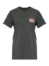 Maison Margiela Crew Neck T-shirt With Print In Gray