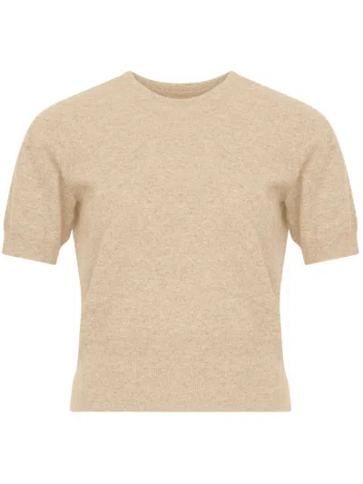 Maison Margiela Crew-neck Virgin Wool Jumper In Neutral