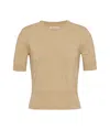 Maison Margiela Crew-neck Virgin Wool Jumper In Nude