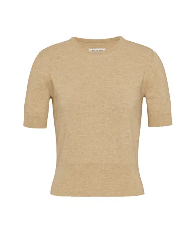 Maison Margiela Crew-neck Virgin Wool Jumper In Nude