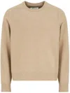 Maison Margiela Four-stitches Wool Crewneck Sweater In Grey