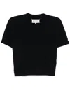 Maison Margiela Wool Knit Top Knitwear Blue In Blue