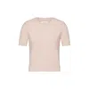 Maison Margiela Crewneck Knit Top Woman Pale Pink
