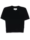 Maison Margiela Wool Knit Top Knitwear Blue In Navy