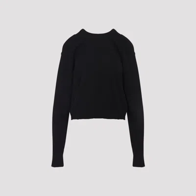 Maison Margiela Soft Knitwear Crew Neck Long Sleeve Top In Animal Print