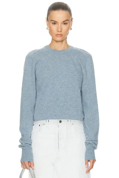 Maison Margiela Crewneck Sweater In Blue