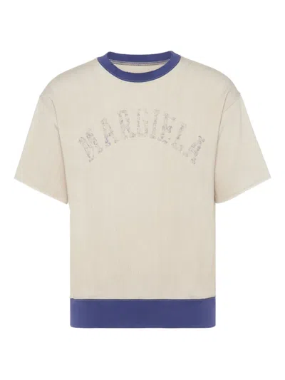 Maison Margiela Off-white Cotton Varsity T-shirt