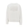 Maison Margiela Crewneck Sweatshirt With Topstitched Log