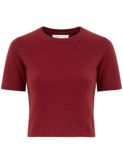 MAISON MARGIELA CROPPED WOOL TOP