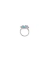 Maison Margiela Crystal Ring In Silver