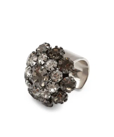 Maison Margiela Crystal-embellished Earcuff In Multi