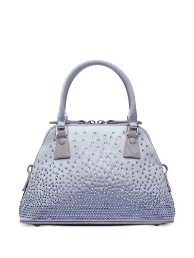 Maison Margiela Crystal-embellished Tote Bag In Gray