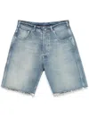 Maison Margiela Cut-off Denim Shorts