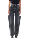 Maison Margiela Loose-fit Jeans With Stylish Slash Detailing