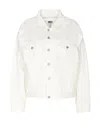 Maison Margiela Cut-out Denim Jacket In White