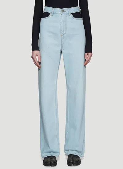 MAISON MARGIELA CUT-OUT JEANS