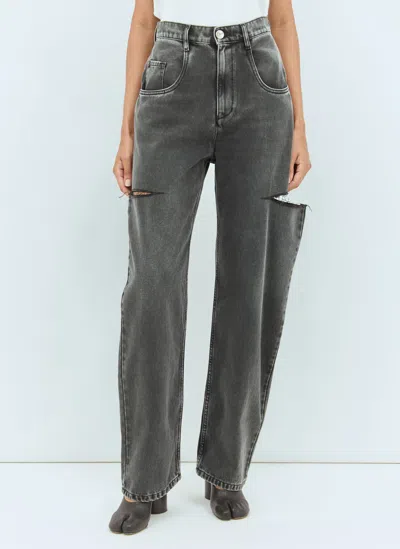MAISON MARGIELA CUT-OUT JEANS