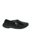 Maison Margiela X Reebok Black Croafer Slip-on Rubber Sneakers In Black