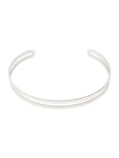 Pre-owned Maison Margiela Cutout Choker Necklace, 13" In Multicolor