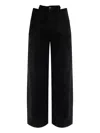 Maison Margiela Cutout-panel Pants In Black