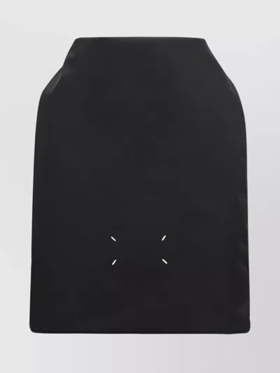 Maison Margiela Cylindrical Backpack In Technical Fabric In Black
