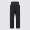 Maison Margiela Relaxed Fit Trousers Featuring Pockets In Black
