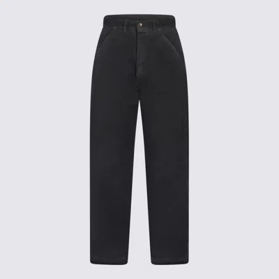 Maison Margiela Relaxed Fit Trousers Featuring Pockets In Blue