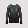 Maison Margiela Dark Blue Crewneck Sweater In Blue