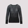 Maison Margiela Dark Blue Crewneck Sweater In Dark Blue