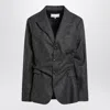 Maison Margiela Dark Gray Single-breasted Blazer In Gray