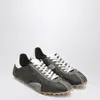 Maison Margiela Sprinters Low Top Green Polyester Sneakers In Black