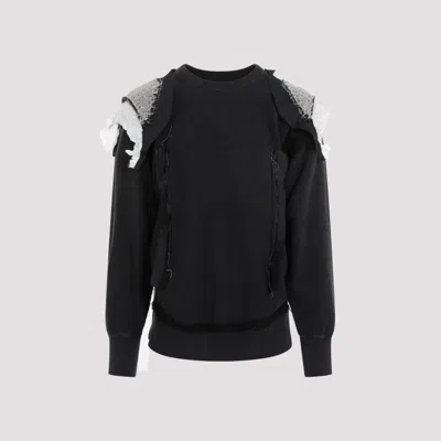 MAISON MARGIELA DARK GREY COTTON SWEATSHIRT