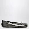 MAISON MARGIELA DARK GREY MIRROR TABI BALLERINA