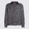 Maison Margiela Dark Grey Wool Casual Jacket In Gray