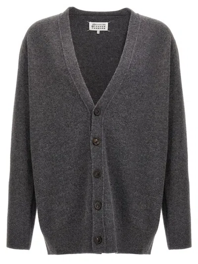 MAISON MARGIELA MAISON MARGIELA DARK GREY WOOL KNITWEAR