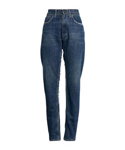 Maison Margiela Dark Straight-leg Jeans In Blue