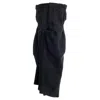 Maison Margiela Deconstructed Strapless Dress In Gold