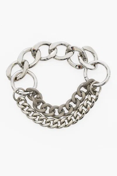 Maison Margiela Decorative Chain For Boots In Silver