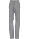 Maison Margiela Décortiqué Pants In Wool And Cashmere Blend In Grey
