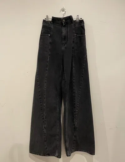 Pre-owned Maison Margiela Décortiqué Wide Leg Jeans In Gray