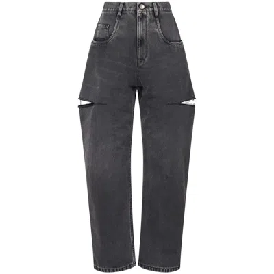 Maison Margiela Denim Black In Gray