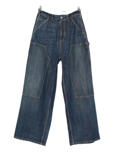 Maison Margiela Denim Cotton Jeans In Blue