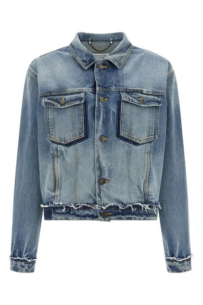 Maison Margiela Light Blue Cotton Denim Jacket